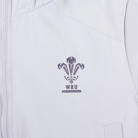Wales Mens Heavy Travel Jacket - Grey 2023 - Wales Logo