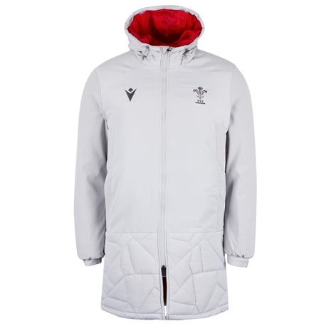 Wales Mens Heavy Travel Jacket - Grey 2023 - Front