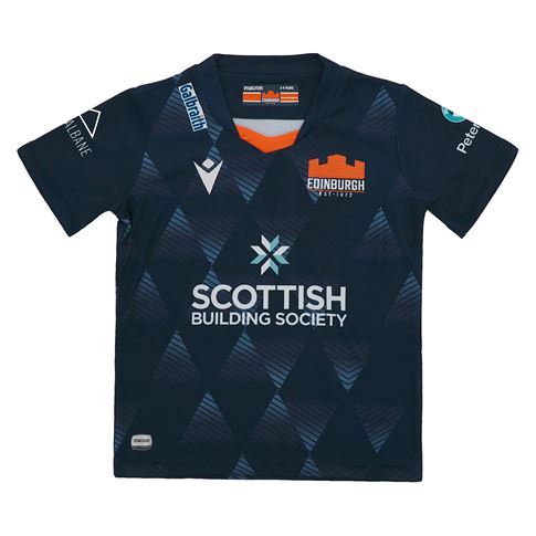 Edinburgh Infants Home Rugby Shirt - Short Sleeve 2023 - Front Edinburgh Infants Home Rugby Shirt - Short Sleeve 2023 - Front