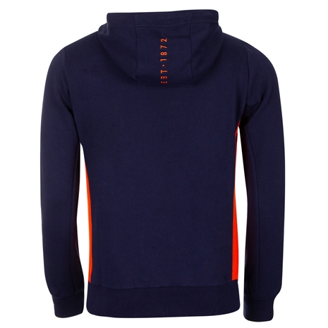 Edinburgh Mens Travel Pullover Hoodie - Navy 2023 - Back