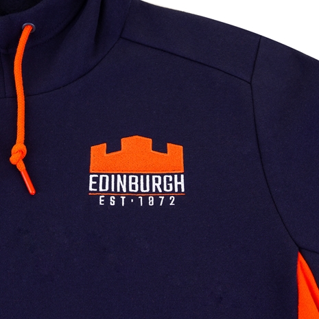 Edinburgh Mens Travel Pullover Hoodie - Navy 2023 - Edinburgh Ba