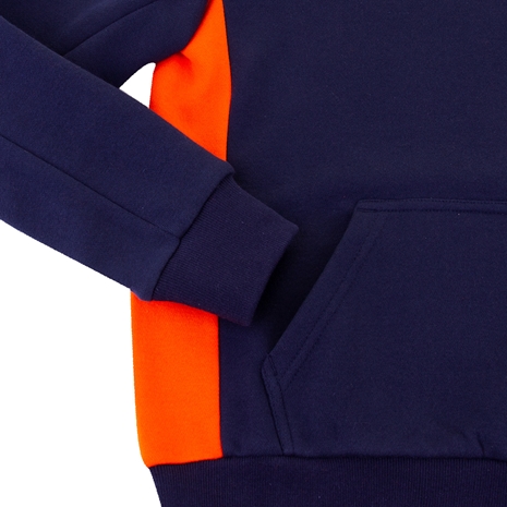 Edinburgh Mens Travel Pullover Hoodie - Navy 2023 - Cuff