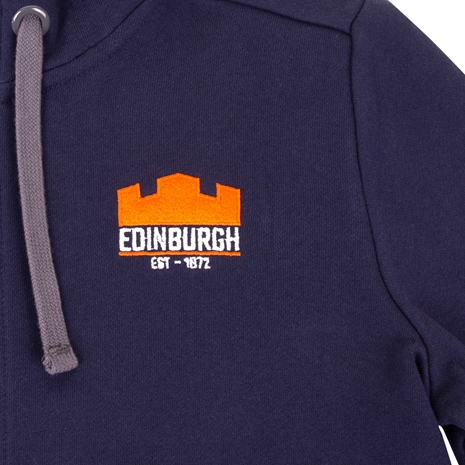 Edinburgh Womens Travel Full Zip Hoodie - Navy 2023 - Edinburgh 