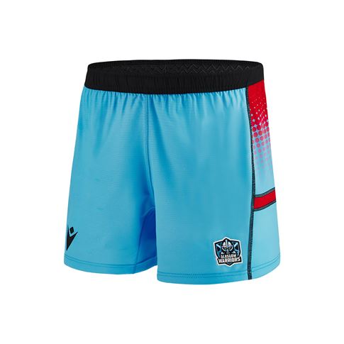 Glasgow Warriors Kids Alternate Rugby Shorts - 2023 - Front Glasgow Warriors Kids Alternate Rugby Shorts - 2023 - Front
