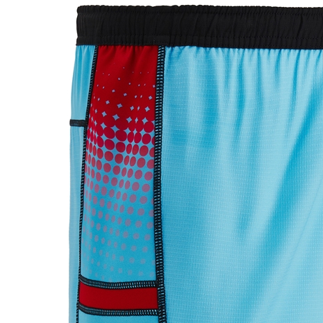 Glasgow Warriors Kids Alternate Rugby Shorts - 2023 - Side Panel
