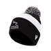 Newcastle Falcons Adults Pom Pom Beanie - Black 2023 - Front 