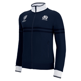 Macron Scotland Mens Rugby World Cup 2023 Track Jacket - Front