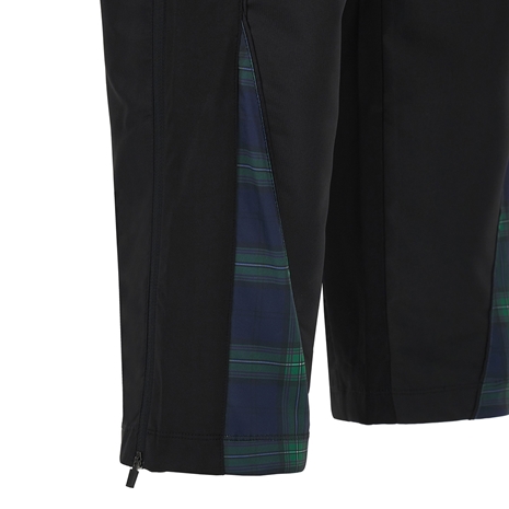 Scotland Mens Travel Track Pants - Black 2024 - Tartan