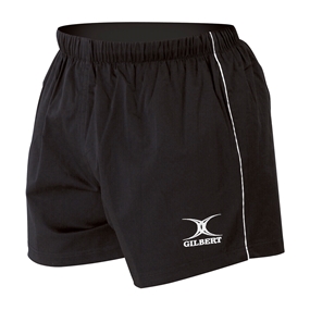 Gilbert Match Shorts Black - Front