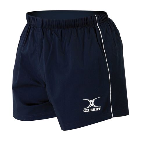 Gilbert Match Shorts Navy - Front Gilbert Match Shorts Navy - Front
