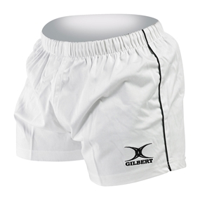 Gilbert Match Shorts White - Front