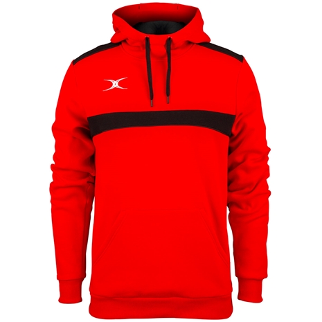 Gilbert Teamwear Photon Pullover Hoodie Red/Black - Front