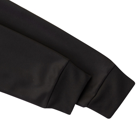 Barbarians Womens Pro Tech Full Zip Hoodie Black - Cuffs