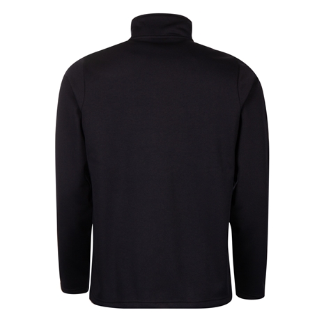 Barbarians Mens Solar 1/4 Zip Fleece - Black - Back