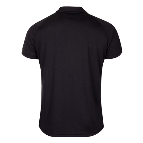 Barbarians Mens Solar Polo - Black - Back Barbarians Mens Solar Polo - Black - Back
