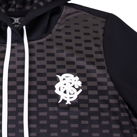 Barbarians Womens Solar Pullover Hoodie - Black - Barbarians Log