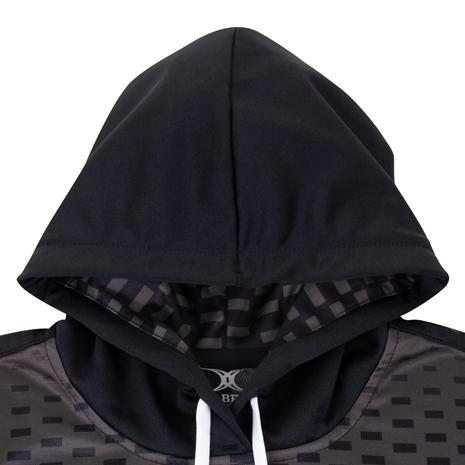 Barbarians Womens Solar Pullover Hoodie - Black - Hood