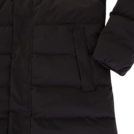 Musto Mens Marina Quilted Parka Jacket - Black - Sleeve