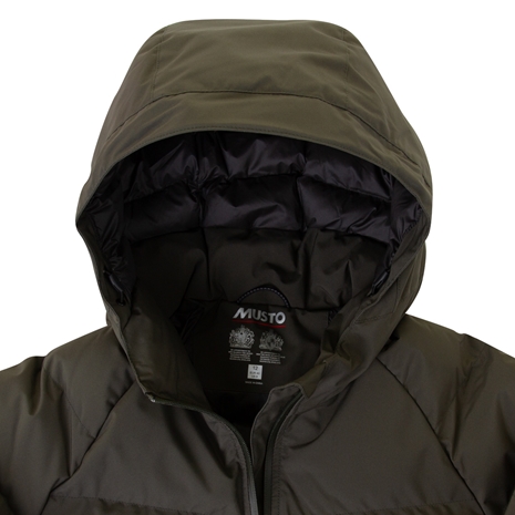 Musto Womens Marina Long Quilted Parka Jacket - Field Green - Ho