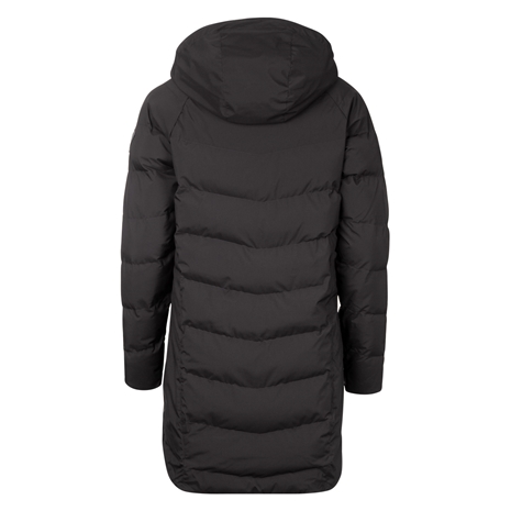 Musto Womens Marina Long Quilted Parka Jacket - Black - Back