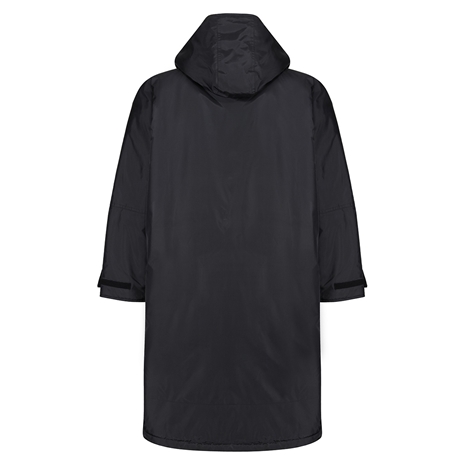 Adults Unbranded Teamwear Weatherproof Changing Robe - Black - B