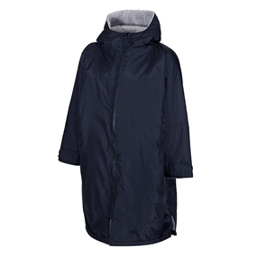 Adults Unbranded Teamwear Weatherproof Changing Robe - Navy - Fr