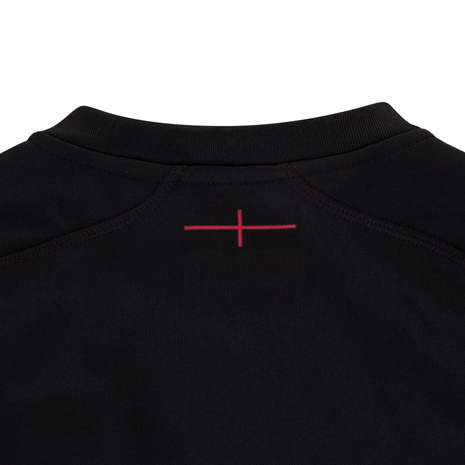 England Kids Alternate Rugby Shirt - Short Sleeve Black 2023 - B