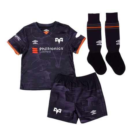 Ospreys Infants Home Rugby Kit - Black 2023 - Front Ospreys Infants Home Rugby Kit - Black 2023 - Front