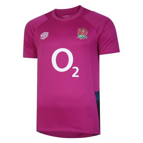 England Mens Gym Training T-Shirt - Wild Aster 2023 - Front England Mens Gym Training T-Shirt - Wild Aster 2023 - Front
