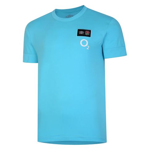 England Mens Cotton T-Shirt - Bachelor Button 2023 - Front England Mens Cotton T-Shirt - Bachelor Button 2023 - Front