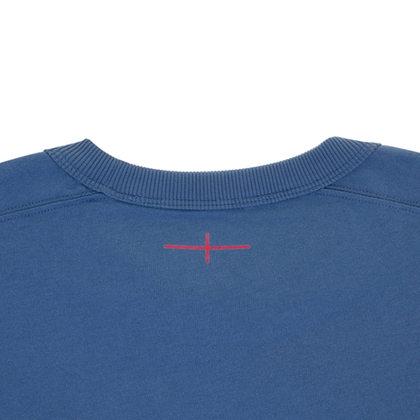 England Kids Cotton T-Shirt - Ensign Blue 2023 - Top of Back