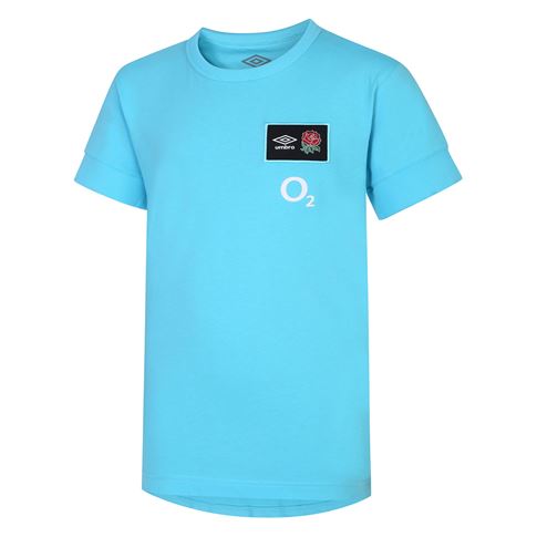 England Kids Cotton T-Shirt - Bachelor Button 2023 - Front England Kids Cotton T-Shirt - Bachelor Button 2023 - Front