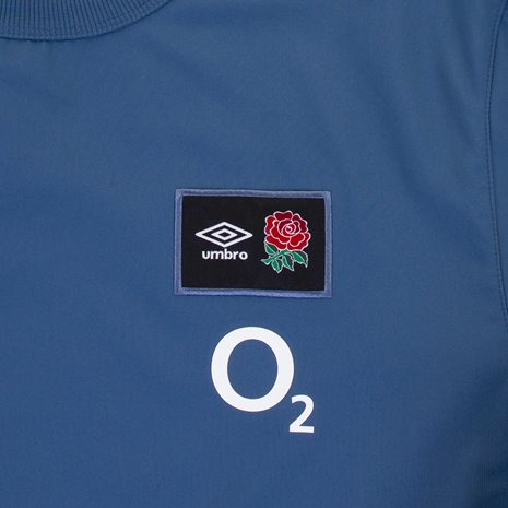 England Mens Sweatshirt - Ensign Blue 2023 - England Rose, Umbro