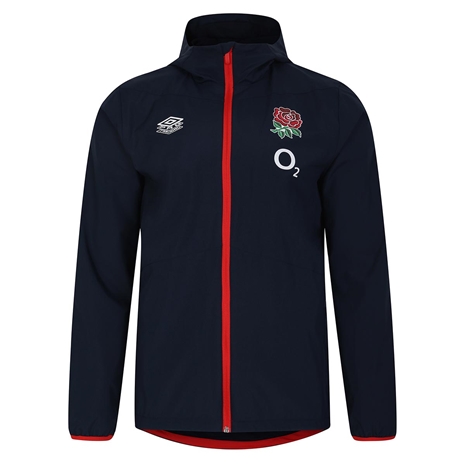 England Mens Rain Jacket - Navy Blazer 2024 - Front