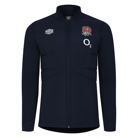England Mens Thermal Jacket - Navy Blazer 2024 - Front England Mens Thermal Jacket - Navy Blazer 2024 - Front