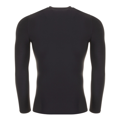 Atak Adults Compression Top - Black Long Sleeve - Mens Back