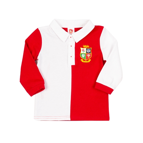 Brecrest Baby British & Irish Lions Rugby Shirt - Red and White  Brecrest Baby British & Irish Lions Rugby Shirt - Red and White