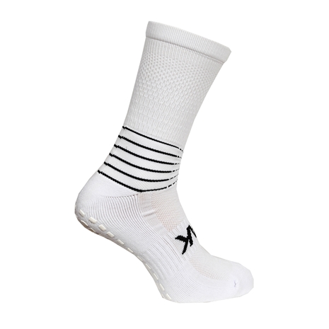 Atak Adults C Grip Mid Leg Socks - White - Side