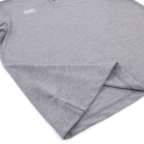 Canterbury Mens Waimak Polo - Grey - Hem