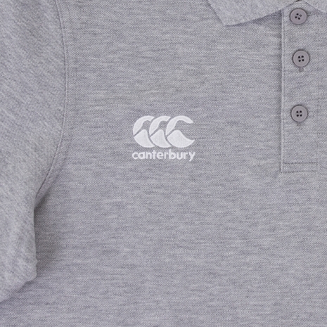 Canterbury Mens Waimak Polo - Grey - Logo