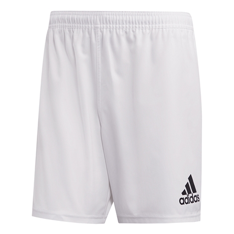 adidas 3S Rugby Match Shorts White - Front