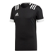 adidas 3S Rugby Match Shirt Black - Front 