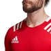 adidas 3S Rugby Match Shirt Red - Detail 3 