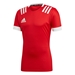 adidas 3S Rugby Match Shirt Red - Front 
