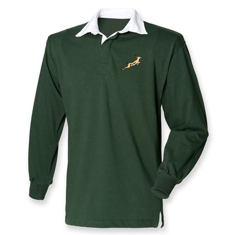 South Africa Classic Rugby Shirt L/S - Front South Africa Classic Rugby Shirt L/S - Front