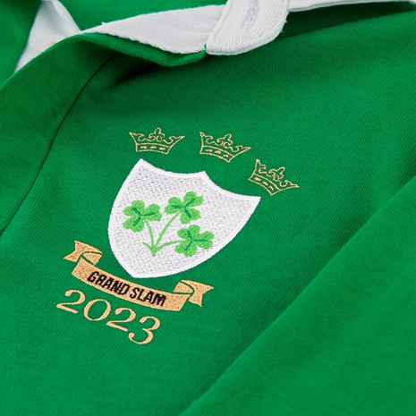 Ireland Mens Grand Slam 2023 Classic Rugby Shirt - Long Sleeve -