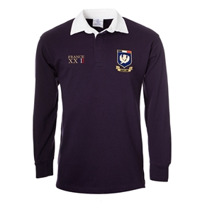 Scotland Mens World Cup Classic Rugby Shirt - Long Sleeve Navy -