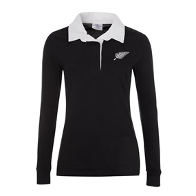 New Zealand Womens Classic Rugby Shirt L/S - Front