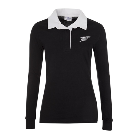 New Zealand Womens Classic Rugby Shirt L/S - Front