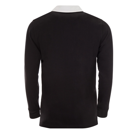 Mens New Zealand 100th Test Vintage Rugby Shirt - Jet Black - Ba